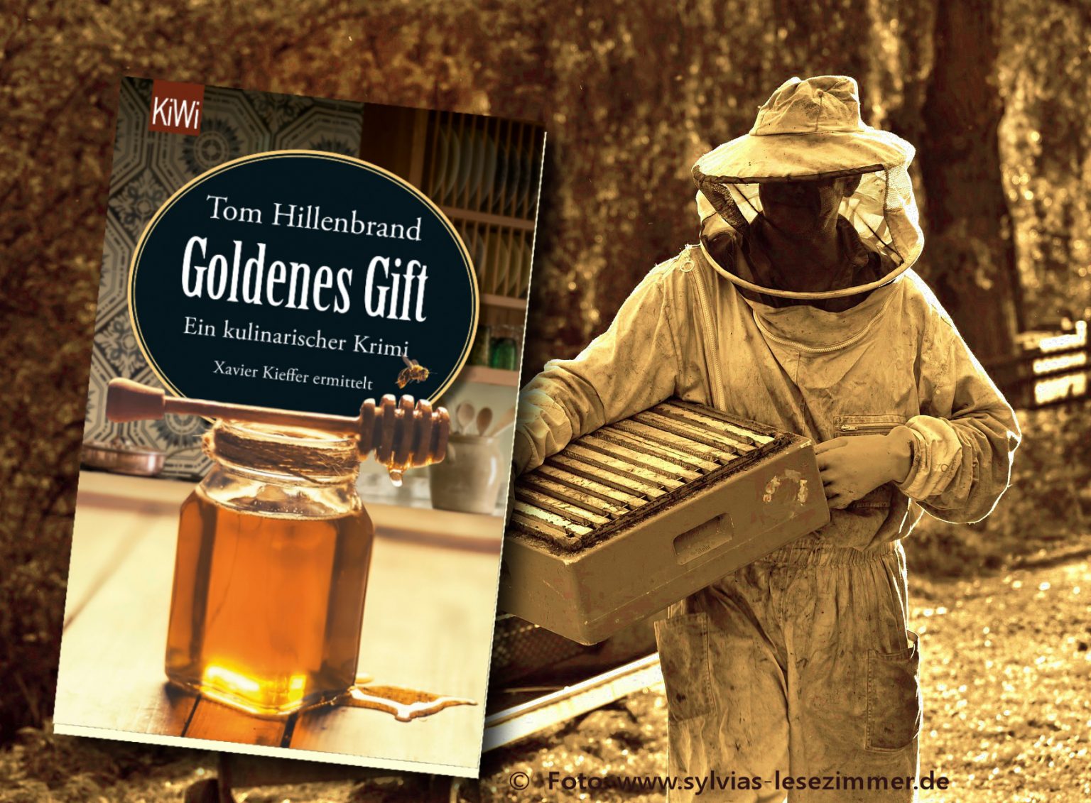 Goldenes Gift Sylvias Lesezimmer